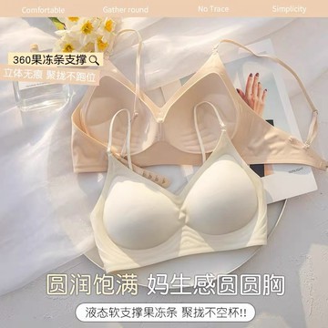 隔日達 極細件帶 無鋼圈內衣 無痕內衣 小胸內衣 聚攏顯胸大內衣 固定杯 性感 美背內衣 露背文胸 防走光 收副乳內衣