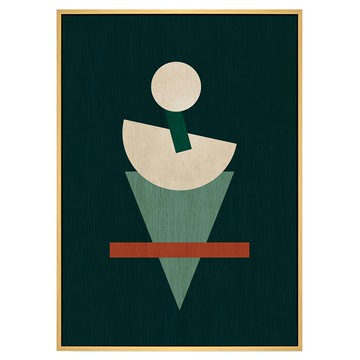 Boluo 菠蘿選畫所 天秤上的重量  40 x 30cm  木色