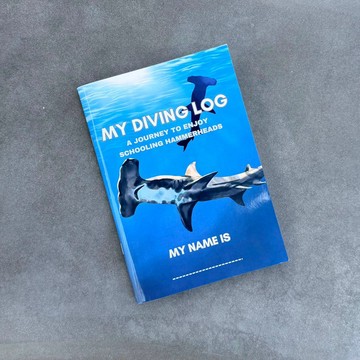 禮物 鎚頭鯊 潛水日誌本・潛水筆記 Hammerheads Dive Log