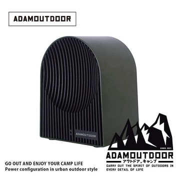 ADAMOUTDOOR｜戶外陶瓷電暖爐 ADEH-PTC500 暖器 小暖器 暖風機 露營 戶外橄欖綠