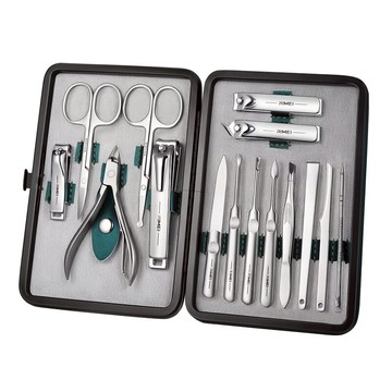 修甲套裝 日美指甲刀套裝全套15件指甲鉗修甲工具修腳指甲剪甲溝死皮鉗專用【MJ8756】