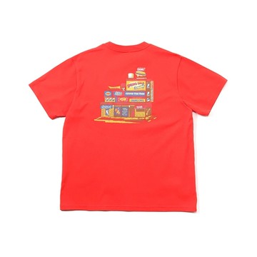 CHUMS Depart T-Shirt短袖上衣-橘紅-CH012353R001