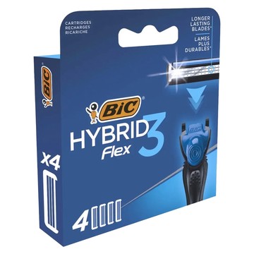 BIC 比克 3極淨刮鬍刀片  1個  4個裝