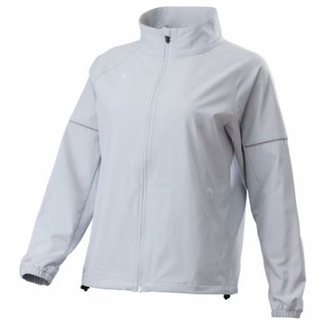MIZUNO 美津濃 外套 女 運動立領外套 銀灰 32TCC75203