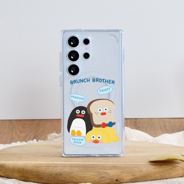 早午餐兄弟自我介紹防摔透明SAMSUNG手機殼