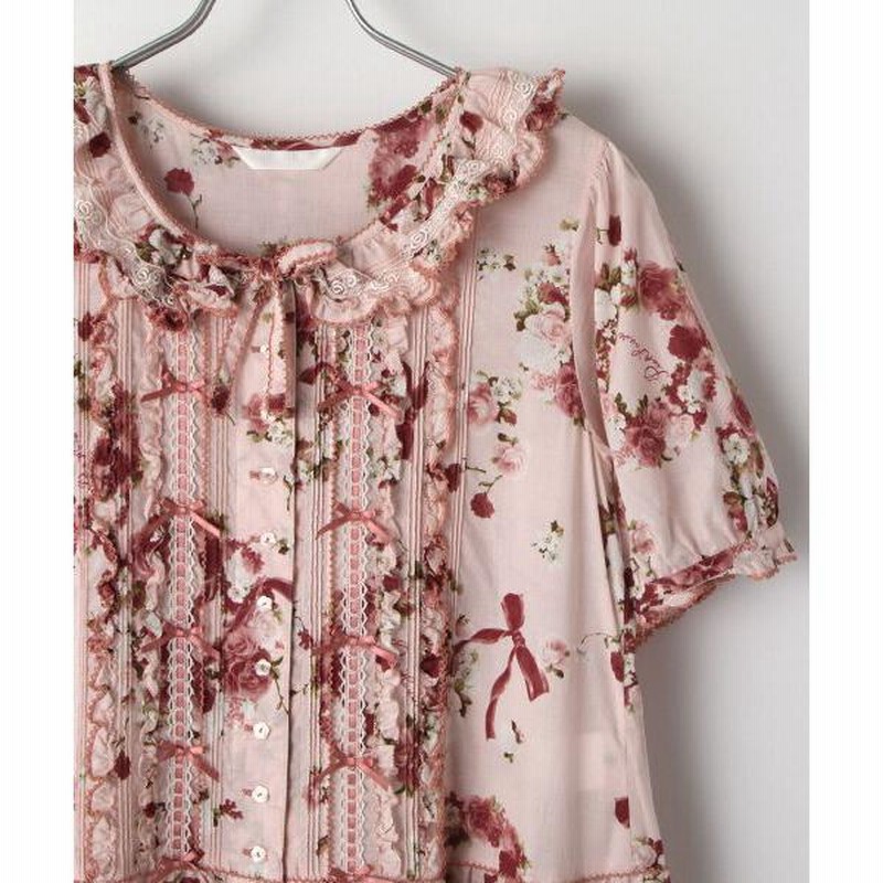 PINK HOUSE / ピンクハウス ローズリースプリントワンピース | LINE  