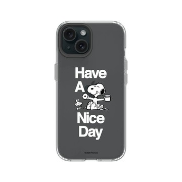 iPhone 15 Clear 透明 - 史努比 Snoopy - Have A Nice Day