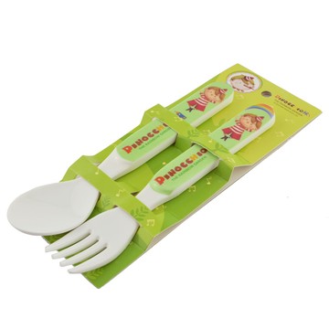 小木偶兒童叉匙組 NO.503 隨機出