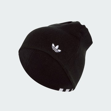 ADIDAS 愛迪達 毛帽 男款 女款 黑色 三葉草 帽子 JW7913
