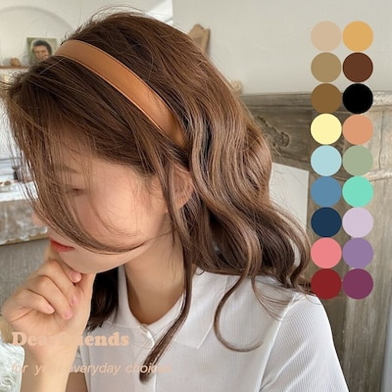 1+1 5+2ランダムギフト Premium革の質感 PU カチューシャ ヘアバンド ヘアアクセサリ | LINEブランドカタログ