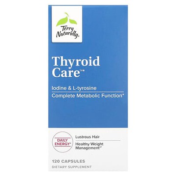 Terry Naturally, Thyroid Care，120 粒膠囊