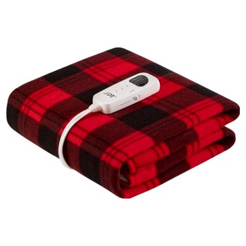 尚朋堂 微電腦雙人電熱毯 SBL-472C 五段溫度設定 1-8小時定時 親膚柔軟材質 過熱保護  130 x 160cm  紅色 + 黑色