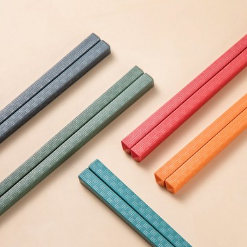 彩色筷子分人分色一人一筷區分專人專用家用高檔耐高溫家庭分餐筷