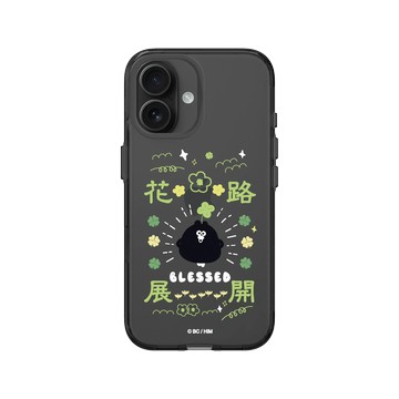 iPhone 16 Clear (相機按鈕) 酷墨灰 - 奧樂雞 Ology - 花路展開