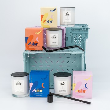 *【英國O'LOR】附蓋杯裝香氛蠟燭-植物香系列/果香系列 (8款可選)