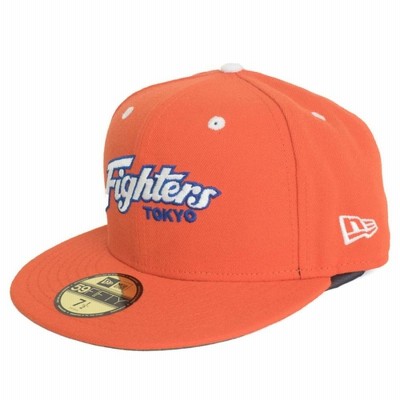 東京時代 日本ハムファイターズ ユニフォーム デサント キャップ 帽子 オレンジ 日本ハムファイターズ東京 時代キャップ 帽子オレンジ/ホワイト