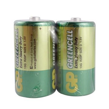 GP 綠能碳鋅電池1號/2入