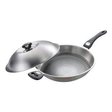 PLUS PERFECT 理想 金緻316不鏽鋼專利不沾炒鍋  36cm  1個