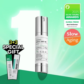 VT Reedle Shot 100 Essence 50mL Set (+Reedle Shot 300 1ml*3 +PDRN Essence 1.5ml*3)