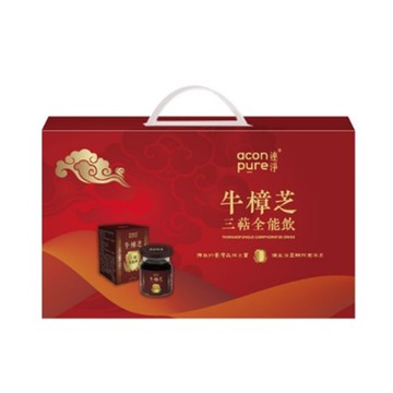 連淨 牛樟芝三萜全能飲禮盒 全素 (8罐/盒)【杏一】