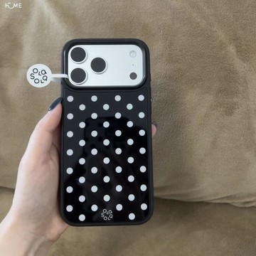 簡約波點適用蘋果17/16/15手機殼14promax13/12碳纖維iPhone11