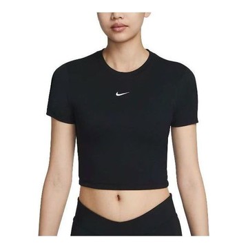 (WMNS) Nike Sportswear Essential Crop Top 'Black'