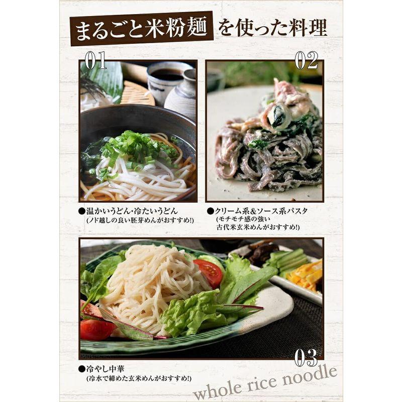 玄米めん9食 無農薬モチモチ玄米パスタ＆うどん グルテンフリースパゲティ 無添加なのに常温長期保管