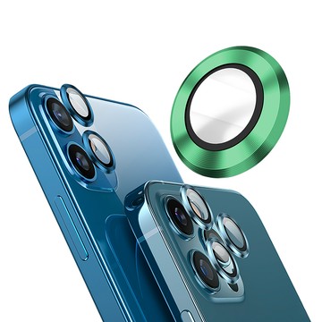 YADI 亞第 藍寶石 手機鏡頭保護貼 GC4S-IP12-M-11-20-2GR 綠色  Apple iPhone 12 6.1吋  1個