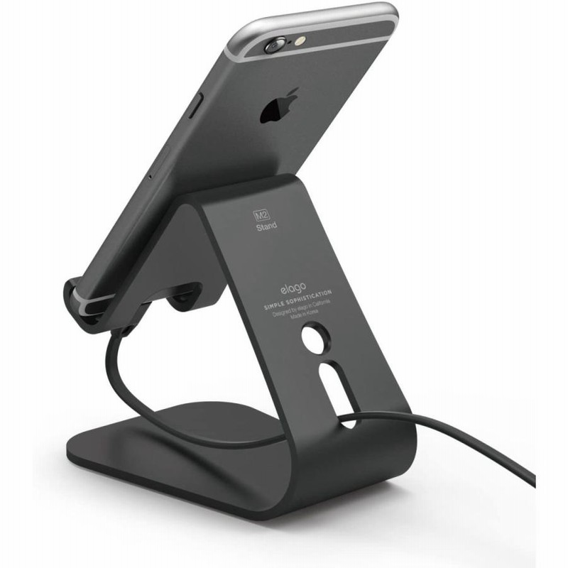 elago iPhone用デザインスタンド M2 Stand ブラック EL-M2-Stand-BK ...