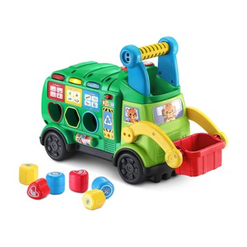 Vtech 智慧學習騎乘回收卡車|互動玩具