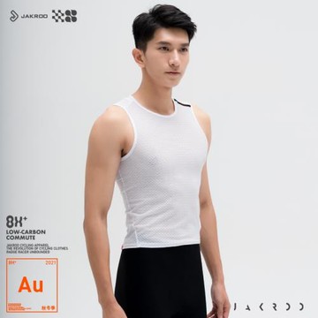 捷酷騎行服男士騎行內衣無袖網眼內衣春夏秋冬季排汗速干騎行裝備