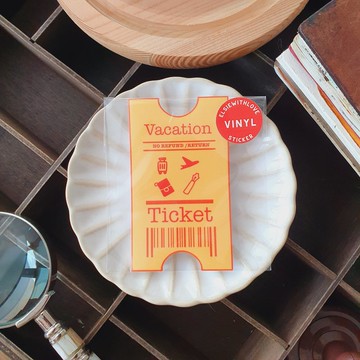 渡假票券 乙烯基貼紙