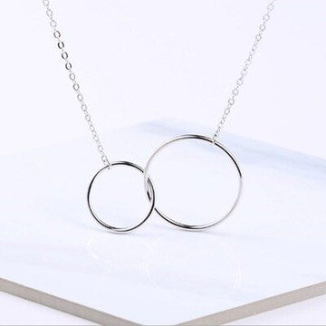 925純銀項鍊 吊墜-流行大方經典個性母親節情人節生日禮物女飾品2色73gx3【獨家進口】【米蘭精品】