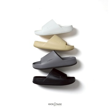 NIKE CALM SLIDE 四色 一體式 橡膠 休閒 防水 厚底 麵包拖鞋 海灘拖鞋 男女鞋【FD4116】