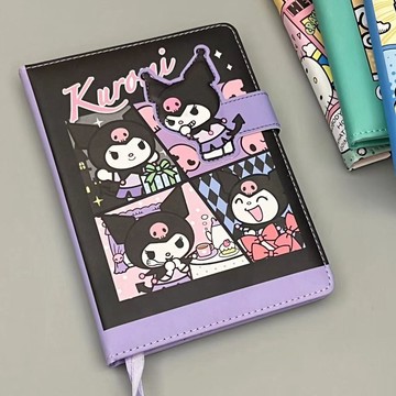 🔥臺灣出貨🔥hellokitty日系筆記本可愛高顏值本子ins磁扣本彩頁印花手賬本子