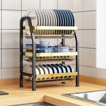 碗盤收納架 不鏽鋼 廚房瀝水架 廚房收納置物架 廚房瀝水置物架 廚房碗盤瀝水架 廚房置物架不鏽鋼 廚房碗盤收納