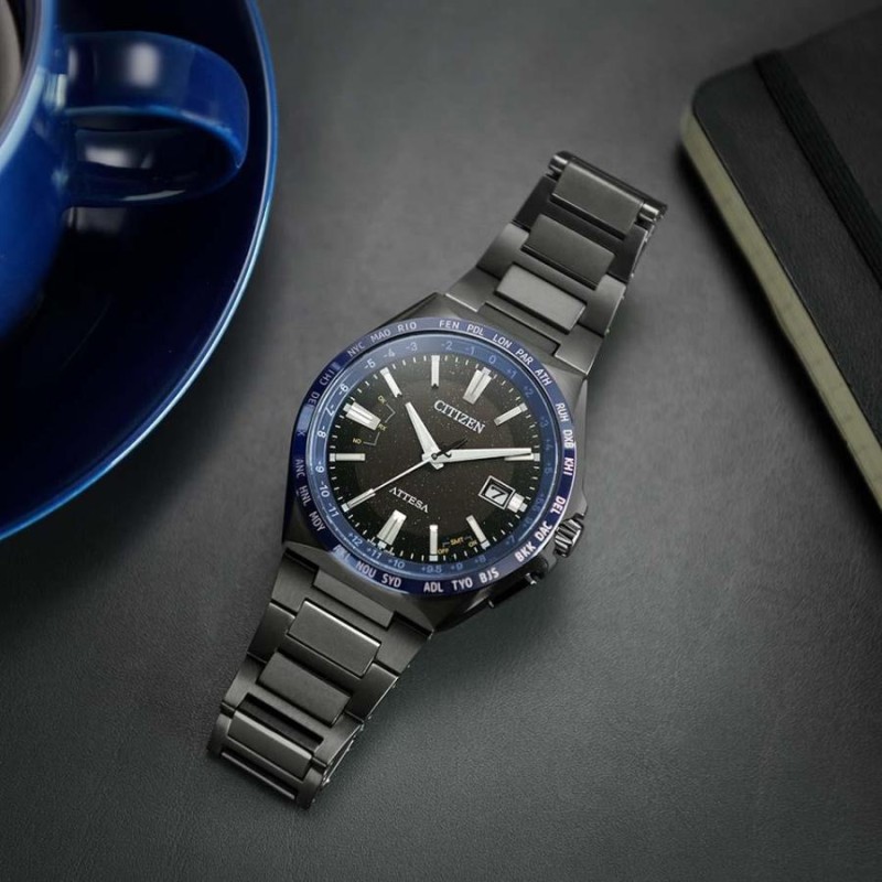 CITIZEN ATTESA 電波ソーラー 35周年記念 限定モデル CB0217-71E ブラックチタン シチズン アテッサ 腕時計 |  LINEブランドカタログ