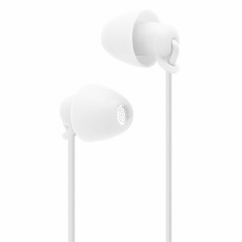 寝ながらイヤホン Fsc シリコン ホワイト Fs Sslp02 Wh 寝ホン ハンズフリー通話 リモコン付き カナル型 イヤホン イヤフォン 通販 Lineポイント最大1 0 Get Lineショッピング