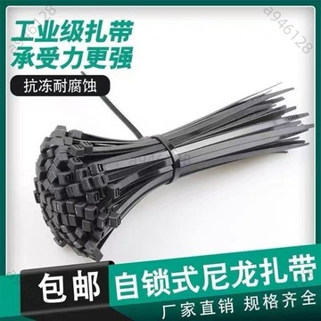 台灣出貨🚚廠家直銷 批髮 自鎖式尼龍紮帶條 塑料固定紮帶 捆綁易拉帶 束綫帶 黑白色尼龍捆綁帶 卡扣固定強力電綫紮