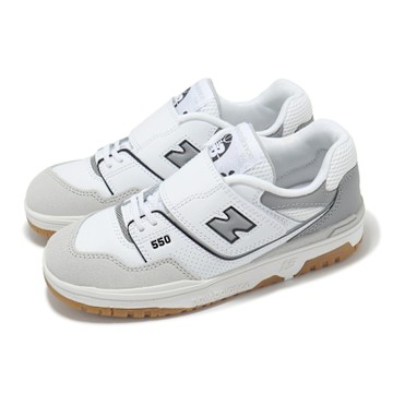 New Balance NB 童鞋 550 典雅灰 石板灰 中童 小朋友 魔鬼氈 膠底 復古 休閒鞋 NB PHB550SF-M