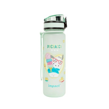 【IMPACT】怡寶 | 帕恰狗彈蓋Tritan水壺/水杯/水瓶(500ML) 附提繩-粉綠 IMPAB01LG
