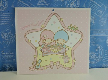 【震撼精品百貨】Little Twin Stars KiKi&LaLa 雙子星小天使 造型卡片 白點 粉 震撼日式精品百貨