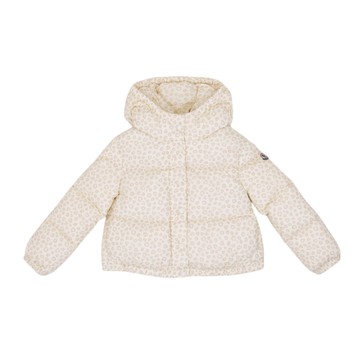 Moncler Enfant Kids 嬰幼兒豹紋羽絨外套