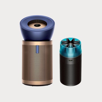 【1+1超值組】Dyson Purifier Big+Quiet 強效極淨甲醛偵測空氣清淨機BP04+ HushJet™噴射氣流空氣清淨機 HJ10(冰川藍)