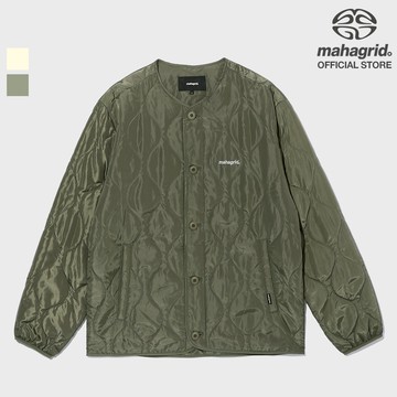 [MAHAGRID] 基本款標誌絎縫夾克_中性_韓式BASIC LOGO QUILTED JACKET