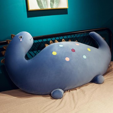 恐龍床頭靠背墊軟包抱枕大靠墊抱枕臥室靠枕床上可愛毛絨可拆洗