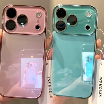 潮流韓式ins【新款電鍍保護殼】高級感 深色電鍍適用 iPhone 17 手機殼 16 15 14 13 Pro max
