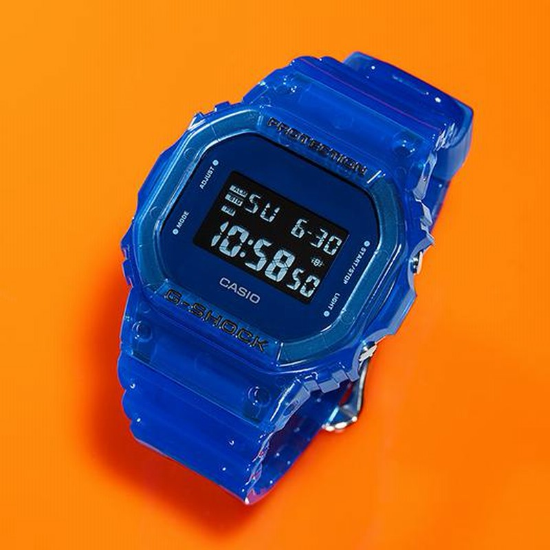 G-SHOCK Gショック ジーショック Color Skeleton シリーズ カシオ CASIO デジタル 腕時計 ブルー スケルトン DW- 5600SB-2 逆輸入海外モデル | LINEブランドカタログ