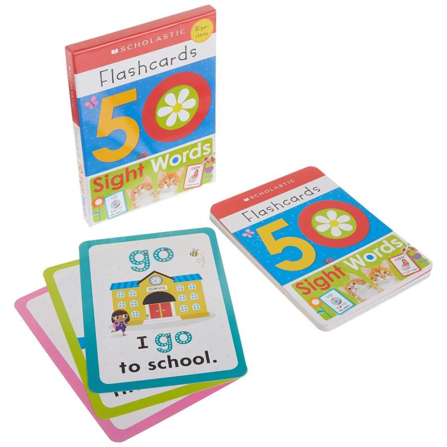 Sight Words Flashcards: Wipe Clean (Scholastic Early Learners)