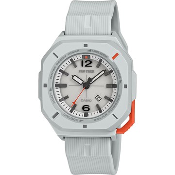CASIO PRO TREK 戶外登山錶 全磷光面盤太陽能手錶 學生錶-灰 PRJ-01AE-7